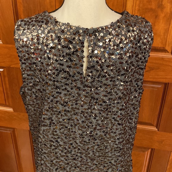 Gray Sequin Top - Picture 4 of 6